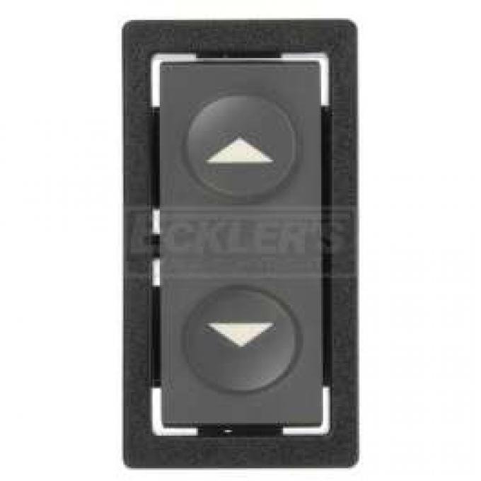 Chevy & GMC Truck Switch, Window, C/K Pick-Up, Left or Right, Front, Single Button, Except Deluxe Interior, 1990-1994