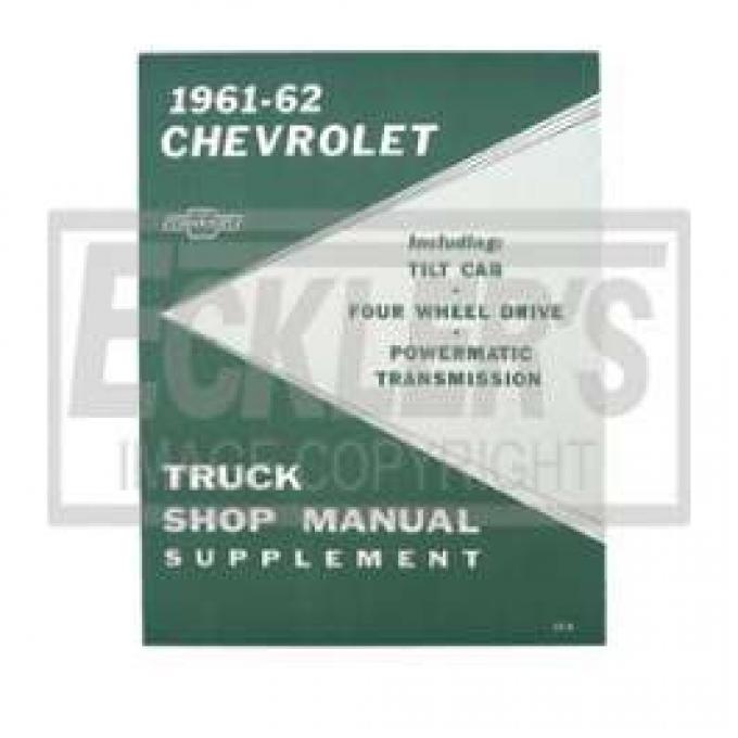 Chevy Truck Shop Manual, Supplement, 1961-1962