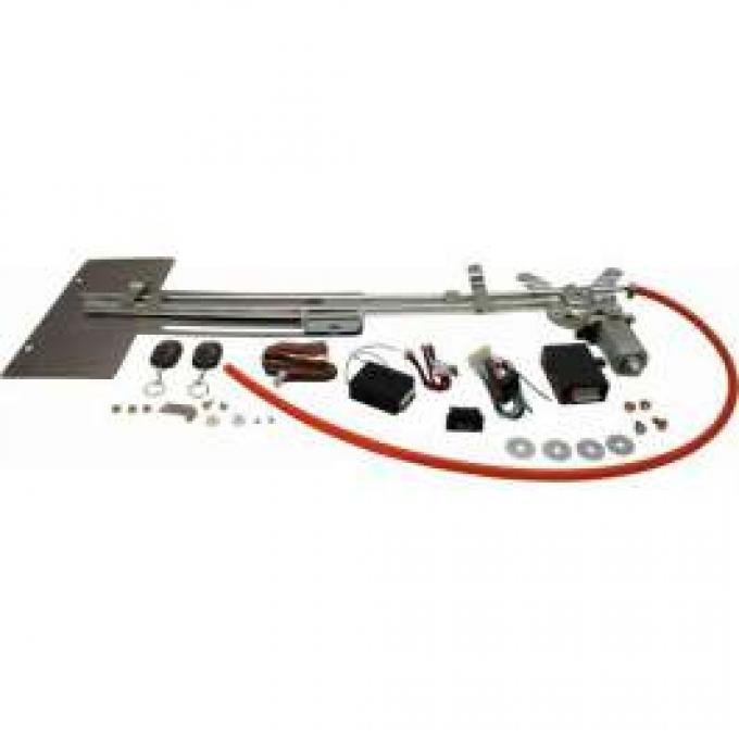 Chevy Truck & GMC Automatic Hidden License Plate Kit, Deluxe With Remote, 1967-1998