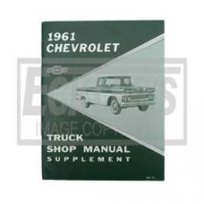 Chevy Truck Shop Manual, Supplement, 1961