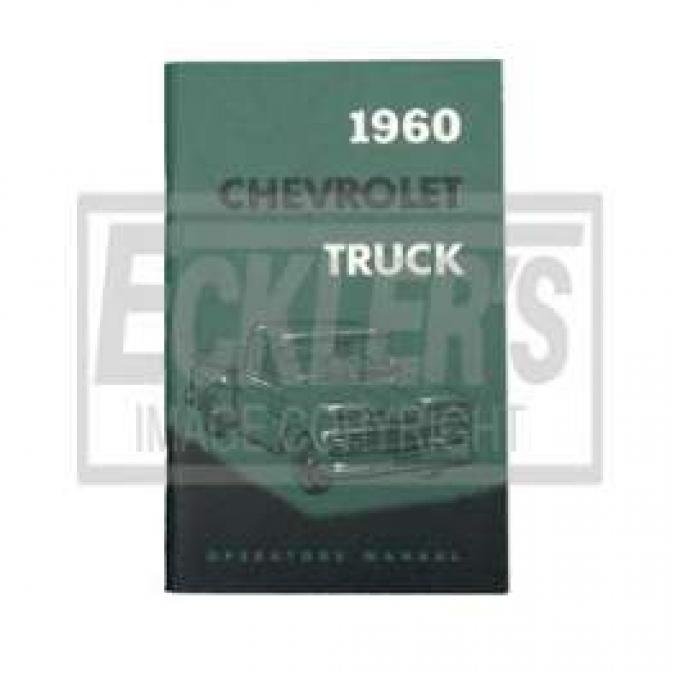 Chevy Truck Owner's Manual, 1960