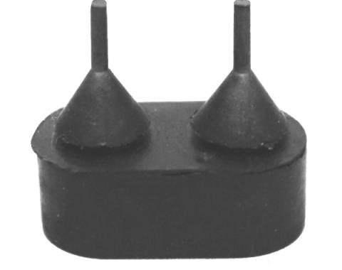 Redline Restomotive® 1952-1954 Chevy Rubber Door Bumper 3/8" Two-Pronged