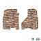 FlexTread 09-11 RAM 1500 & 10-11 RAM 2500/3500 Floor Mats (2pc) w/ Bighorn Logo NGTT08018