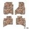 FlexTread 09-11 RAM 1500 Quad Cab Floor Mats (4pc) w/ RAM Head & Text Logo NGTT09010