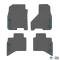 FlexTread 09-11 RAM 1500 Quad Cab Floor Mats (4pc) w/ RAM Head & Text Logo NGTT09010
