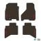 FlexTread 09-11 RAM 1500 Quad Cab Floor Mats (4pc) w/ Lonestar Logo NGTT09057