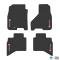 FlexTread 09-11 RAM 1500 Quad Cab Floor Mats (4pc) w/ RAM Head & Text Logo NGTT09010