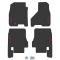FlexTread 10-11 RAM 2500/3500 Mega Cab Floor Mats (4pc) w/ Lonestar Logo NGTT36057