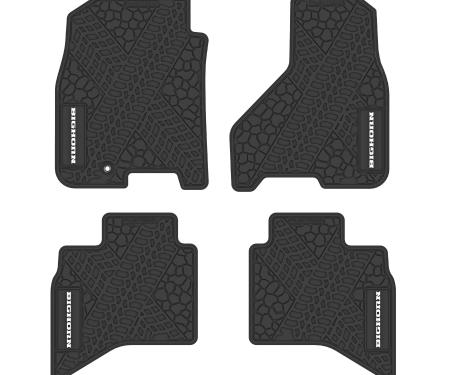 FlexTread 09-11 RAM 1500 Quad Cab Floor Mats (4pc) w/ Bighorn Logo NGTT09018