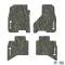 FlexTread 09-11 RAM 1500 Quad Cab Floor Mats (4pc) w/ RAM Head & Text Logo NGTT09010