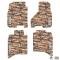 FlexTread 09-11 RAM 1500 Crew Cab & 10-11 RAM 2500/3500 Crew Cab Floor Mats (4pc) w/ Power Wagon Logo NGTT10055