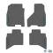 FlexTread 09-11 RAM 1500 Quad Cab Floor Mats (4pc) w/ Longhorn Logo NGTT09019