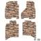 FlexTread 09-11 RAM 1500 Crew Cab & 10-11 RAM 2500/3500 Crew Cab Floor Mats (4pc) w/ Lonestar Logo NGTT10057
