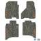 FlexTread 09-11 RAM 1500 Crew Cab & 10-11 RAM 2500/3500 Crew Cab Floor Mats (4pc) w/ RAM Head & Text Logo NGTT10010