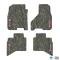 FlexTread 09-11 RAM 1500 Quad Cab Floor Mats (4pc) w/ RAM Head & Text Logo NGTT09010