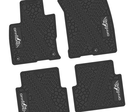 FlexTread 21-24 Ford Bronco Sport Floor Mats (4pc) w/ Offroad Logo NGTT52062