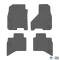 FlexTread 09-11 RAM 1500 Quad Cab Floor Mats (4pc) w/ RAM Head & Text Logo NGTT09010