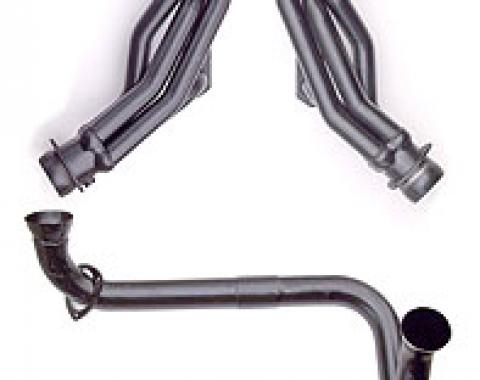 Chevy Truck & GMC Black Shorty Headers & Y-Pipe, Small Block, 1988-1995