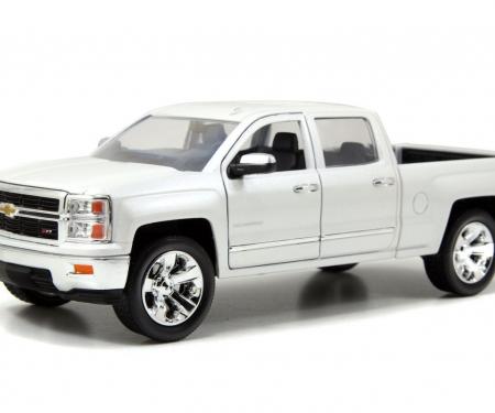 Chevrolet Silverado 2014, 1/24 White Die Cast Model Car