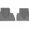 WeatherTech W324GR - Gray All Weather Floor Mats