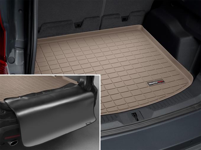 WeatherTech 41570SK - Tan Cargo Liner w/Bumper Protector
