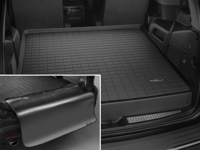 WeatherTech 40710SK - Black Cargo Liner w/Bumper Protector
