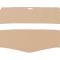 Montco Inc / Repops Interior Headliner Kit, Black, 2pc, 50-53 Chevy GMC Suburban R-CT344