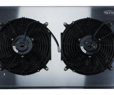 Cold Case Radiators 77-87 Chevy/GMC Pickup Truck Aluminum Radiator And 12 Inch Dual Fan Kit AT GMT556AK
