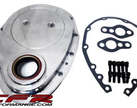 CFR Performance 1955-95 Chevy Small Block 283-305-327-350-400 Aluminum Timing Chain Cover Set HZ-6010-KIT