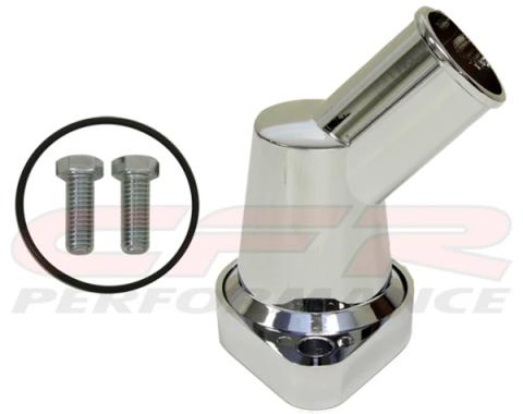 CFR Performance 1955-2027 Chevrolet Chevy Small Block-Big Block Aluminum 45 Degree Swivel Water Neck HZ-6003