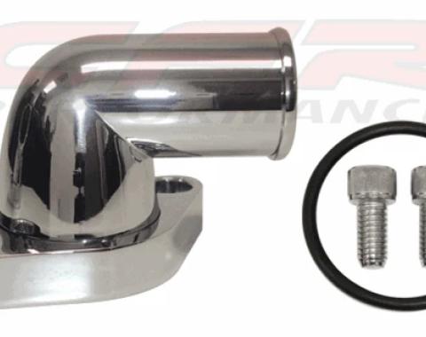 CFR Performance 1955-2027 Chevrolet Chevy Small Block-Big Block Aluminum 90 Degree Swivel Water Neck HZ-6014