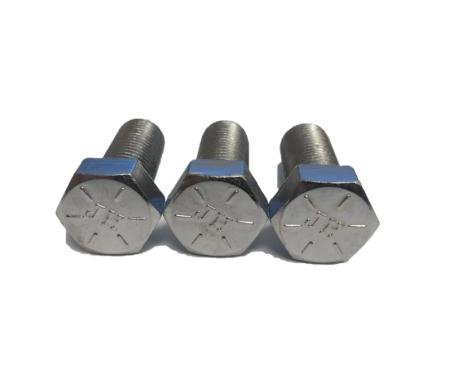 CFR Performance 1955-2007 Chevrolet Small Block Crank Pulley-Lower Pulley Bolt Kit (7/16"-20 x 1") - Chrome HZ-9925-C