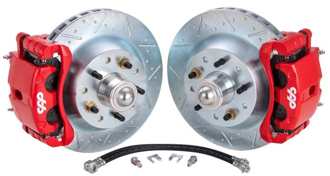Classic Performance 13" Front Big Brake for CPP Modular Drop Spindles for 1955-1957 Chevy Full Size 5557WBK-D13
