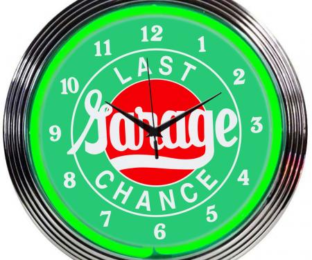 Neonetics Neon Clocks, Last Chance Garage Neon Clock