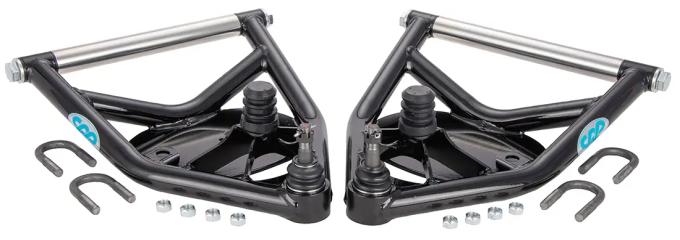 Classic Performance Totally Tubular Coilover Lower Control Arm Kit W/U-Bolts for 1971-87 Chevy 1/2 Ton Truck 7187TCA-LKBCOKU