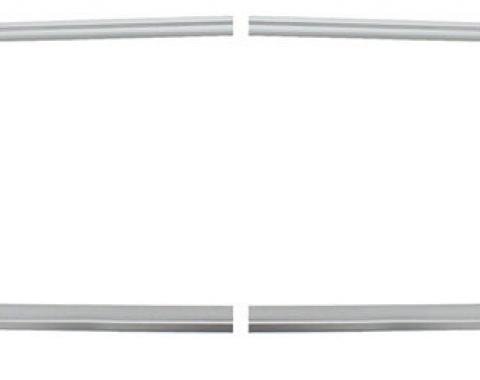 RestoParts Molding Set, Rear Window Reveal, 1978-87 El Camino, Aluminum 96352B