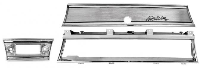 Dash chrome kit, 1967 El Camino & Malibu