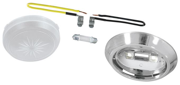 RestoParts Dome Light Kit, 1969-77 Buick/Olds/Pont, 1971-88 Chevrolet DLK006