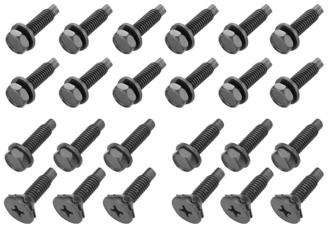 RestoParts Hinge Bolt, 1966-67 Chevelle/El Camino/BOP, Kit CH2075