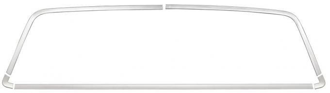 RestoParts Molding Set, Rear Window Reveal, 1968-72 El Camino K93686