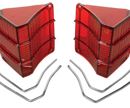 RestoParts Lens, Tail Lamp, 1967 El Camino/Wagon, w/ Trim 95EC67