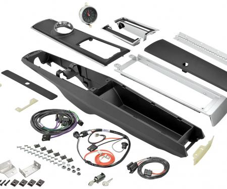RestoParts Console, Kit, 1967 Chevelle/El Camino, Auto, With Wiring & Clock CKW67AT