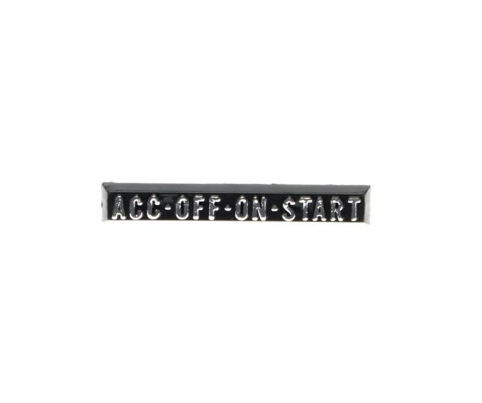 AMD Ignition Control Indicator Plate, 69-72 Chevy GMC CK Truck Blazer Jimmy Suburban X462-4069