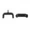 Dennis Carpenter Radiator Mounting Brackets - 3 Row - Black - 1966-77 Ford Bronco C6TZ-8A193-3B