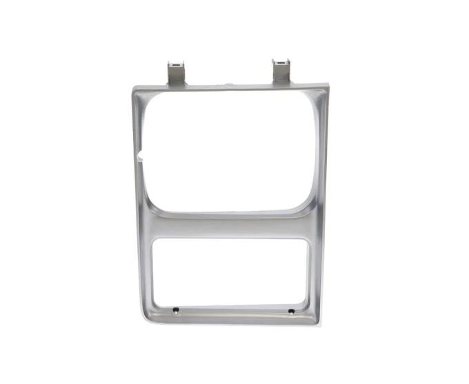 AMD Headlamp Bezel, RH, Silver, Single Headlight, 85-87 Chevy GMC CK Pickup Truck Blazer Jimmy Suburban X145-4085-1R