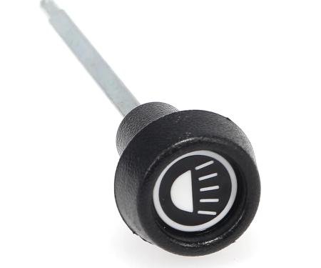 AMD Headlamp Switch Rod and Knob, Black, 73-74 Chevy GMC C/K Pickup Truck, Blazer, Jimmy, Suburban X460-4073-11