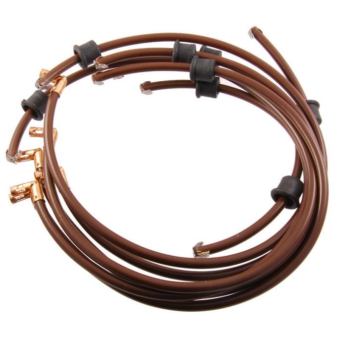 Dennis Carpenter Spark Plug Wire Set - 6 cylinder - 1947-51 Ford Truck, 1949-51 Ford Car 7HA-12259
