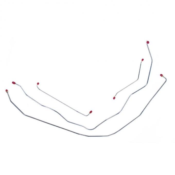 Right Stuff 1955 Chevrolet Bel Air/Nomad, Pre-Bent OE Steel Front Brake Line Kit BKT5502