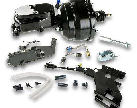 Right Stuff 67-72 Chevrolet, GMC Black Brake Booster and Master, High Rise Bracket Disc/Drum B86715171