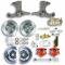 Right Stuff 1960-62 Chevrolet/GMC Truck & Suburban, Manual Front Disc Brake Kit Red Calipers TSD6015Z